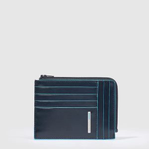 Piquadro porta documenti in pelle “B2 – Blue Square” PU1243B2R.BLU2