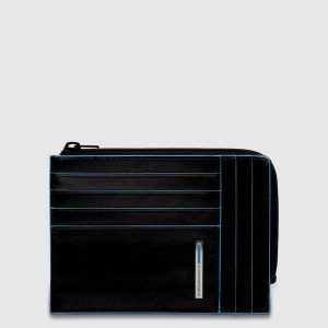 Piquadro porta documenti in pelle “B2 – Blue Square” Nero PU1243B2R.N