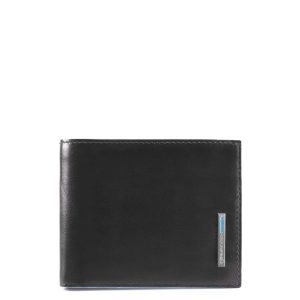 Piquadro portafogli in pelle “B2R – Blue Square” Nero PU4518B2R.N