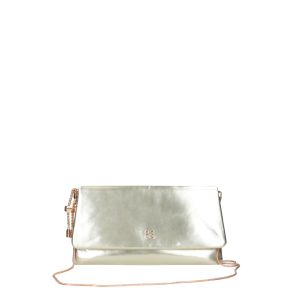 REBELLE pochette in pelle “Elisabetta” Platino 1WR119LEO487.A642 PLATINUM