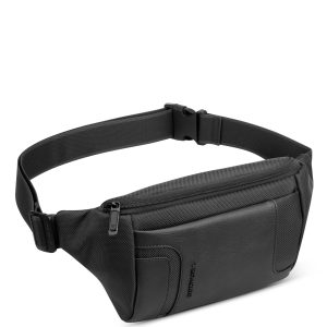 Roncato marsupio in tessuto ed ecopelle “Panama 4 Nero 400897.01 NERO