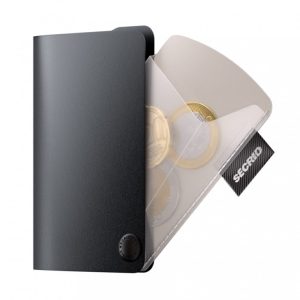 Secrid accessorio trasparente porta monete “Coin Pocket” Nero ACO.TRASPARENTE