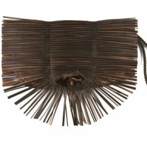 TSOUKALA pochette in tessuto “Clutch” Marrone CLUTCH ME.BROWN