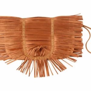 TSOUKALA pochette in tessuto “Clutch” Arancione CLUTCH ME.COPPER