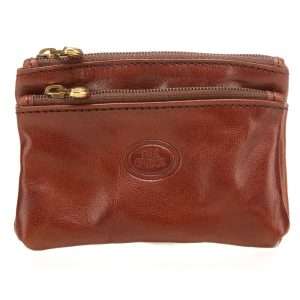 The Bridge portachiavi a bustina in pelle “Story” Marrone 01150701.14