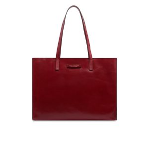 The Bridge borsa shopping in pelle “Mirra” Terracotta 04131401.00D MATTONE