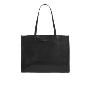 The Bridge borsa shopping in pelle “Mirra” Nero 04131401.30