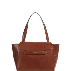 The Bridge borsa shopping in pelle “Lucrezia” Marrone 04191601.14