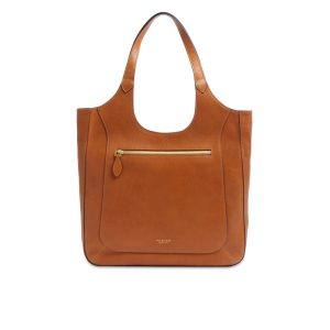 The Bridge borsa shopping in pelle “Luce ” Cuoio 042326D3.15 COGNAC