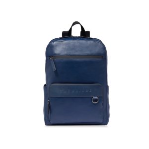 The Bridge zaino in pelle “Damiano” Blu 063403EX.45