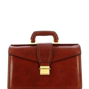 The Bridge borsa medico in pelle “Dante” Marrone 06342201.14