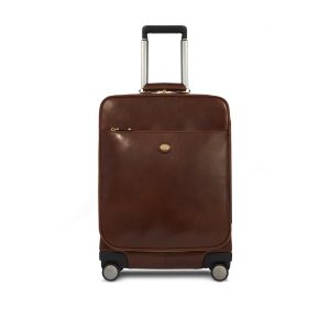 The Bridge trolley cabina in pelle “Story” Marrone 07350101.14