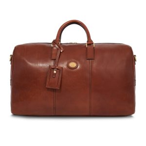 The Bridge borsone in pelle “Story” Marrone 07413501.14