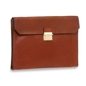 The Bridge sottobraccio in pelle “Dante” Marrone 09344201.14