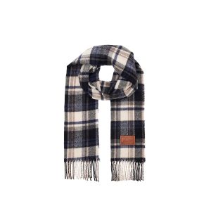 The Bridge sciarpa in lana “Sciarpe Check” Blu 121405NE.ZN CHECK BLU