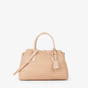 V73 borsa a mano in ecopelle “Keira” Beige 73BS9D102.BEIGE
