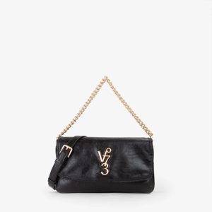 V73 borsa a spalla in ecopelle “Louise” Nero 73BS9D303.NERO