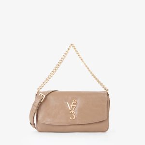 V73 borsa a spalla in ecopelle “Louise” Tortora 73BS9D303.TAUPE