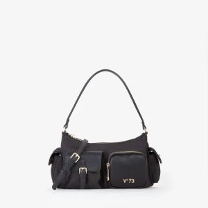 V73 borsa a spalla in ecopelle “Liliana” Nero 73BS9EY02.NERO