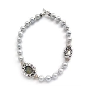 Vanity Her collana in metallo e resina Grigio 2640.GRIGIO