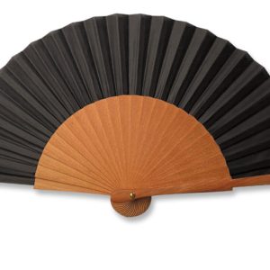 Vera Pilo ventaglio in tessuto e legno “Mini Ecololo” Nero MINI ECOLOLO.NOIR