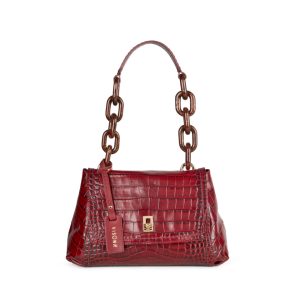 Visonà borsa a spalla in pelle “Miami” Bordeaux 25675.CHIANTI